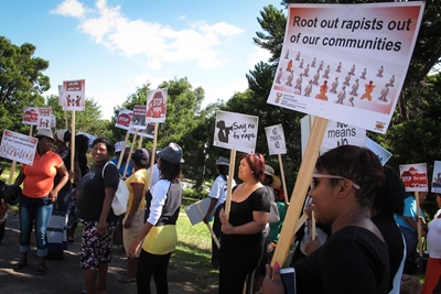 Plett march against bail for paedophiles