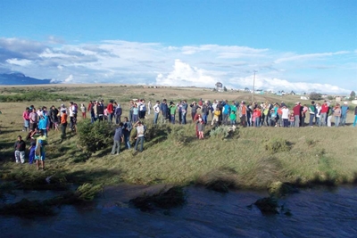 Slangrivier eis 'n lewe