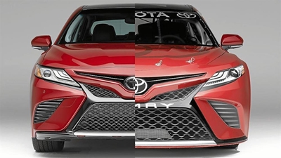 Toyota Camry lends design to race car