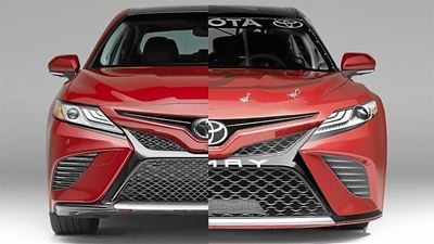 Toyota Camry lends design to race car