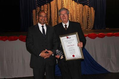 Former mayors honoured, Charles Standers a no show