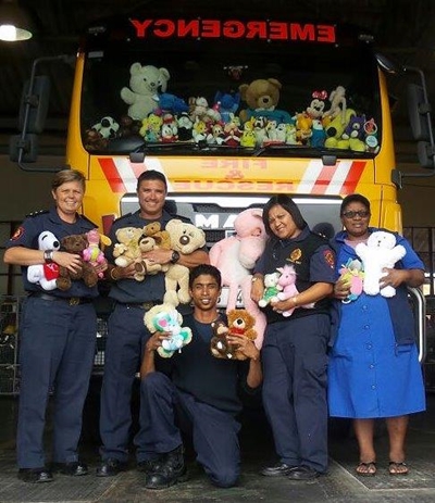 Teddies vir slagoffertjies gesoek