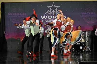 National Riel dancers in George