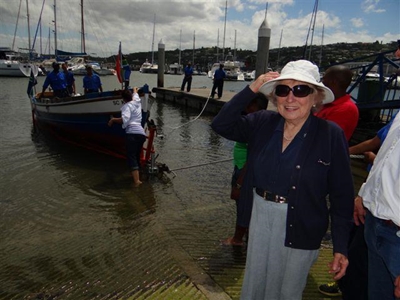 Historic boat launched