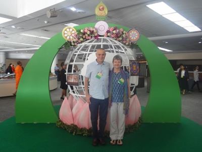 Knysna couple at UN Day of Vesak