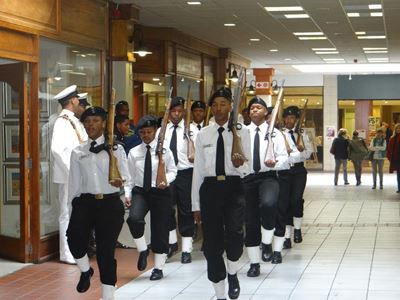Cadets perform precision drill