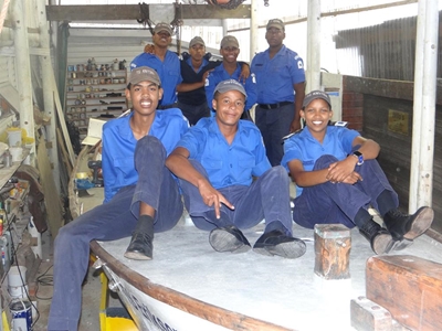 Sea cadet training boat almost ready
