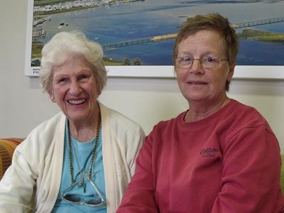 Strong women help disaster victims