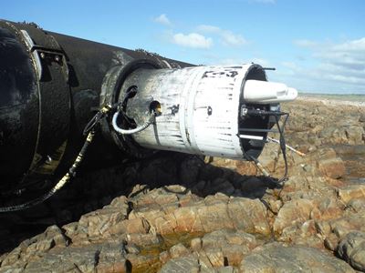 Wreck ashore at Gouritz