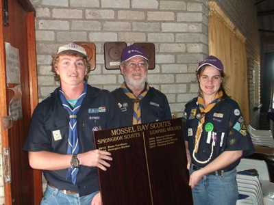 Mossel Bay scouts honoured