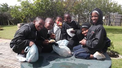 Children enjoy survivor course