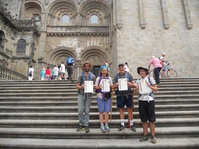 De Swardt-gesin op Camino