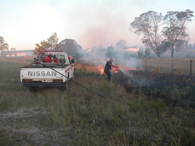 Update: Fires threaten school project