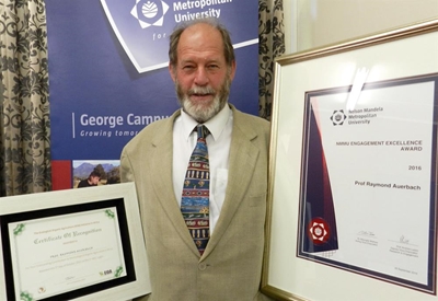 NMMU honours Prof Auerbach