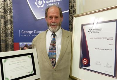 NMMU honours Prof Auerbach