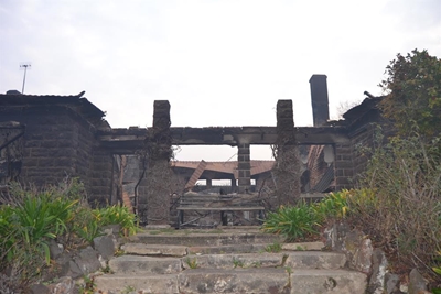 A part of Knysna's history up in smoke