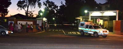Bomdreigement by Oudtshoorn-hospitaal