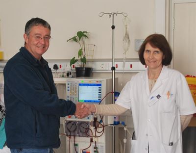 Rotary honours renal unit champions