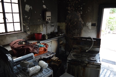 Church hall damaged in fire