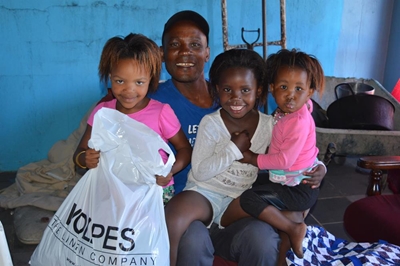 Fire victims welcome donations