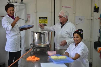 Jong kaasmaker palm toekenning in