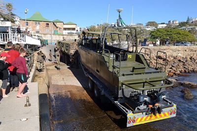 SA Navy launches vessel from Quay 4