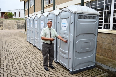 Tydelike verligting vir sanitasie-krisis