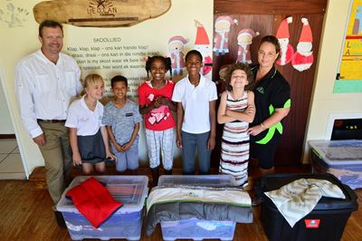 Donation to be used for blankets