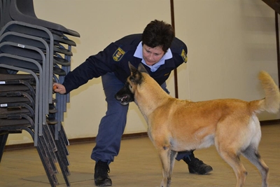 Polisie help met vakansieprojek