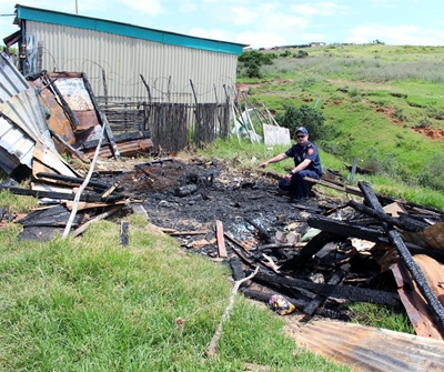 Shack fire claims a life