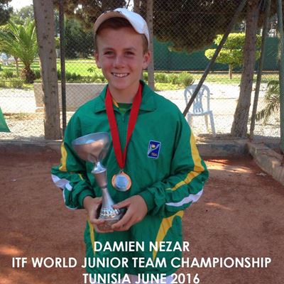 Damien causing a stir in tennis
