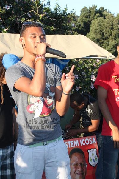 Jong talent drom saam in Blanco