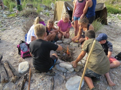 Kinders kry ervaring van 'n leeftyd in die natuur