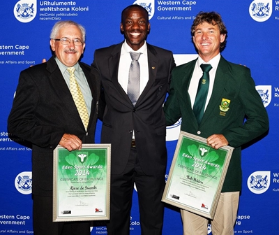 Eden Sportraad-sporttoekennings 2014