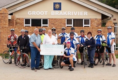 Fietstoer draai in Groot Brak