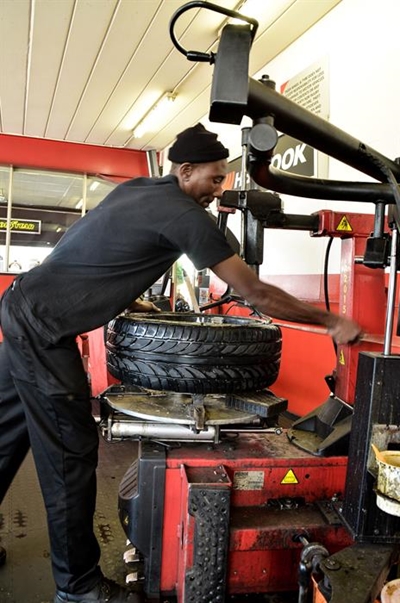 Old tyres can be hazardous