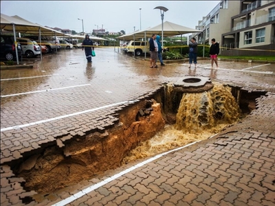 Groot skade na storm