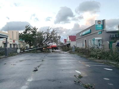 Groot skade in Ladismith