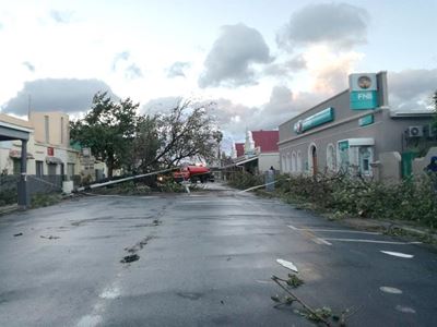 Groot skade in Ladismith