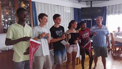 Junior sailors win Knysna club trophy