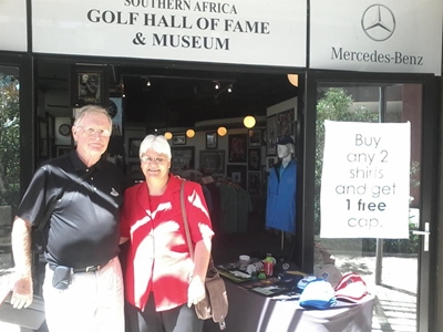 Golf star visits Oubaai'sGolf Hall of Fame