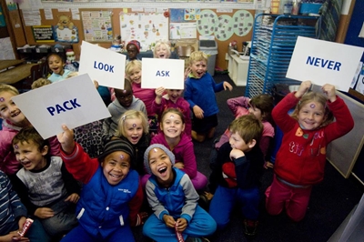 Children taught water safety