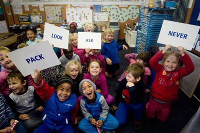 Children taught water safety