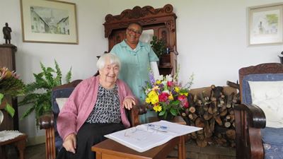 Greta Gericke vier 98 jaar