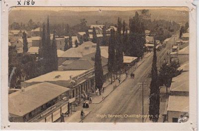 Oudtshoorn 'n 100 jaar gelede