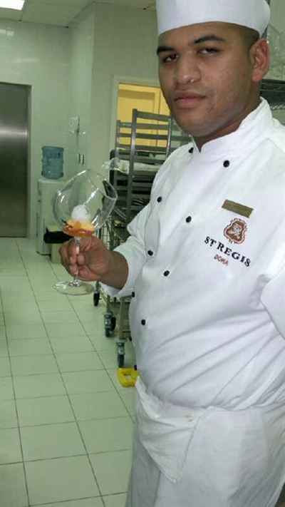 Young chef 'cooks' in Qatar