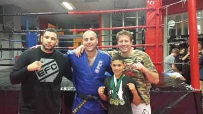 Young local fighter excels