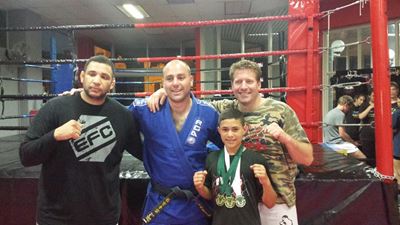 Young local fighter excels
