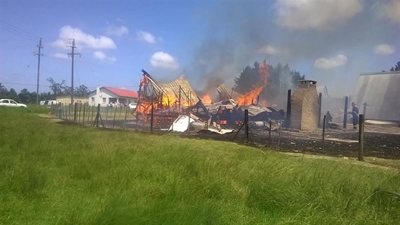 Family loses everything in fire