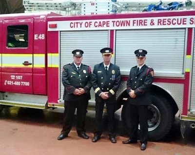 George awarded for firefighting